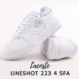 ラコステ lacoste スニーカー レディース ローカット カジュアル シューズ ファッション LINESHOT 223 4 SFA 46SFA0092-21G 白