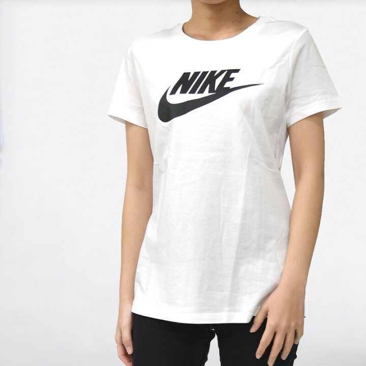 楽天市場 ナイキ Nike レディース 半袖 ウィメンズ エッセンシャル アイコン フューチュラ S S Tシャツ Bv6170 100 白 Sports アイビー