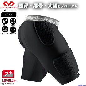 マクダビッド インナー パンツ HEX サイドショーツ EX 男女兼用 M7991 腰 尾骨 大腿 プロテクター サポーター コンプレッション バスケットボール スポーツインナー ウェア
