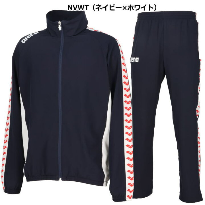 楽天市場】アリーナ ジャージ 上下 メンズ クロスジャージ 水泳 