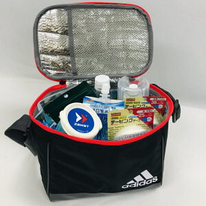 救急セットアディダス保冷バッグコールドスプレーテーピングアイシングスポーツ専用応急処置救急キット15点セット熱中症対策グッズ