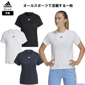 アディダス Tシャツ レディース トレーニングウェア ランニング TR-ES クルー 半袖 女性 NEN26 吸汗速乾 スポーツウェア ウェア ウエア adidas ヨガ スポーツ トレーニング ゆうパケット対応