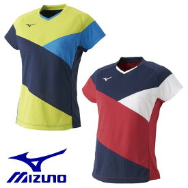 MIZUNO ミズノ レディース 卓球 ユニフォーム 半袖ゲームシャツ 卓球ウェア