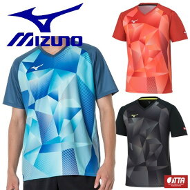 ミズノ MIZUNO 卓球 ユニフォーム 半袖 上 ゲームシャツ ウェア メンズ ユニセックス
