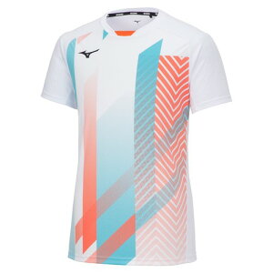 ミズノ MIZUNO ゲームシャツ ユニホーム 半袖 上 テニス ソフトテニス バドミントン ウェア メンズ