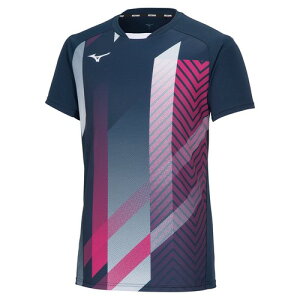 ミズノ MIZUNO ゲームシャツ ユニホーム 半袖 上 テニス ソフトテニス バドミントン ウェア メンズ