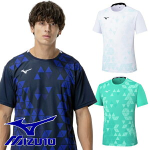 ミズノ ゲームシャツ ユニホーム 半袖 上 MIZUNO テニス ソフトテニス バドミントン ウェア メンズ ユニセックス 62JAC020