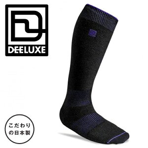 ディーラックス DEELUXE スノーボード THERMO SOCKS サーモソックス くつ下 Black 日本製