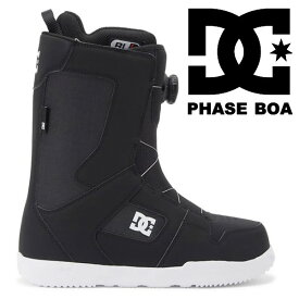 ディーシー DC ブーツ スノーボード PHASE フェイズ BOA ボア Black/White 23/24 メンズ 男性用