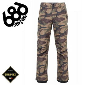 686 スノーボードウェア GORE-TEX Core Pants　Dark　Camo　メンズ 20/21 シックスエイトシックス ロクハチロク　ゴアテックス