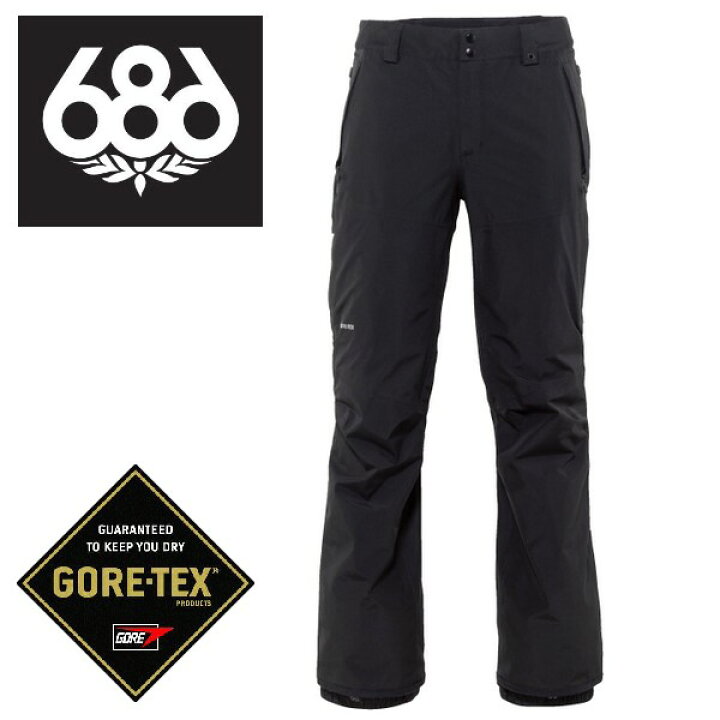 楽天市場】686 スノーボードウェア GORE-TEX CORE SHELL Pants Black 