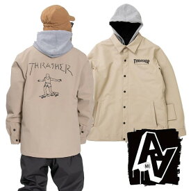 ダブルエー AA スノーボードウェア COACH Jacket GONZ Beige 22-23 コーチジャケット