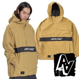 ダブルエー AA スノーボードウェア SC ANORAK Jacket Beige / Black 22-23 アノラック ジャケット