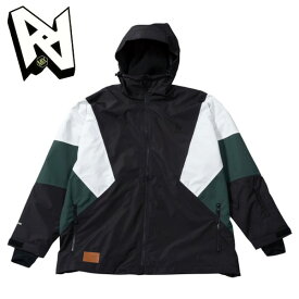 ダブルエー AA スノーボードウェア DIRT Jacket Venture Black/White 23/24 ジャケット メンズ 送料無料