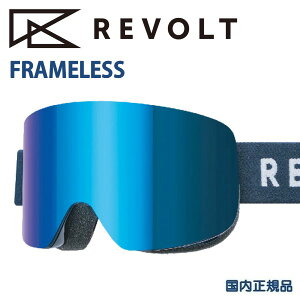 {g REVOLT S[O FRAMELESS t[X NAVY Blue Mirror / Clear PHOF 24/25 Xm[{[h