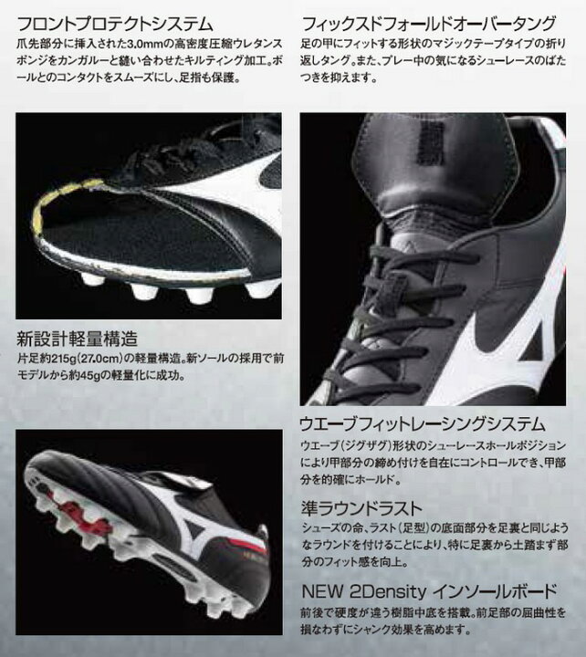 楽天市場 モレリア 2 Si 取替式 Mizuno ミズノ サッカースパイク P1gc Sportsheart スポーツハート