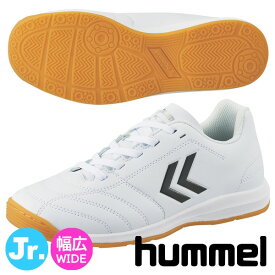 ヒュンメル フットサルシューズ ジュニア アピカーレ 5 IN Jr. hummel 幅広 ワイド 子供 HJS5123-1090