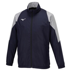 ミズノ ウインドブレーカー ウォーマー ジャケット 上 裏起毛 発熱 ブレスサーモ MIZUNO 32MEA655