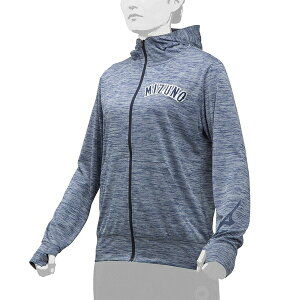 ミズノ 野球 パーカー ニット 上 UVカット 応援 観戦 MIZUNO ソフトボール 12JE9K29