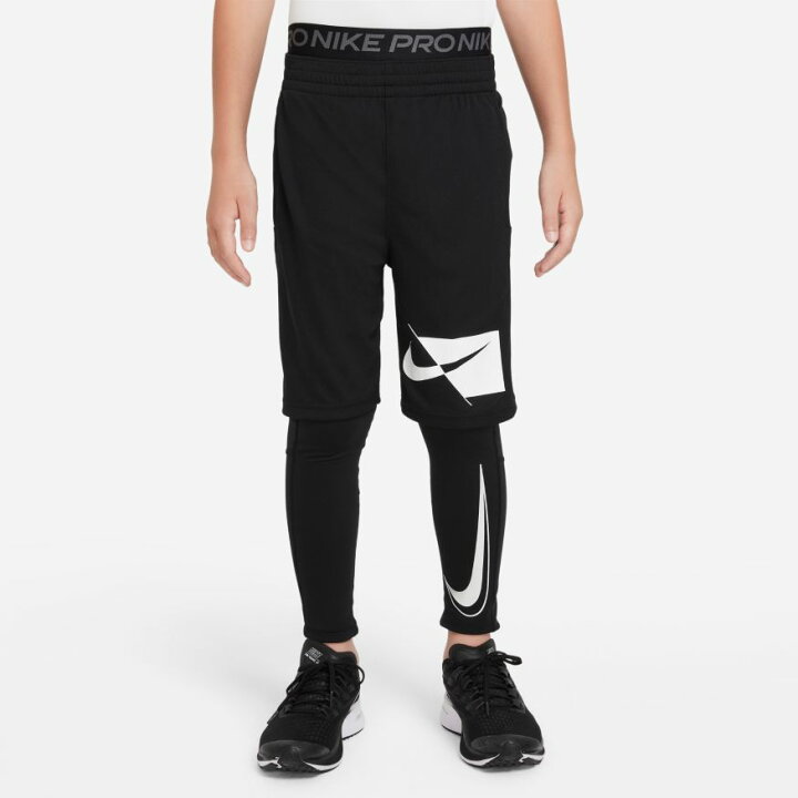 ナイキ ジュニア インナー アンダー 裏起毛 下 ロングパンツ スパッツ タイツ ナイキプロ NIKE 裏起毛 SportsHEART-スポーツハート ナイキインナーパンツ