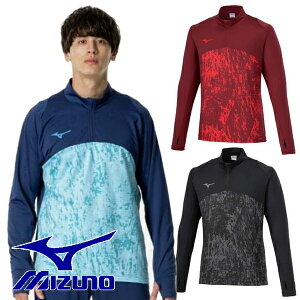 ミズノ ジャージ ジャケット 上 ストレッチフリース ハーフジップ MIZUNO サッカー フットサル ウェア メンズ 大人 P2MCB516