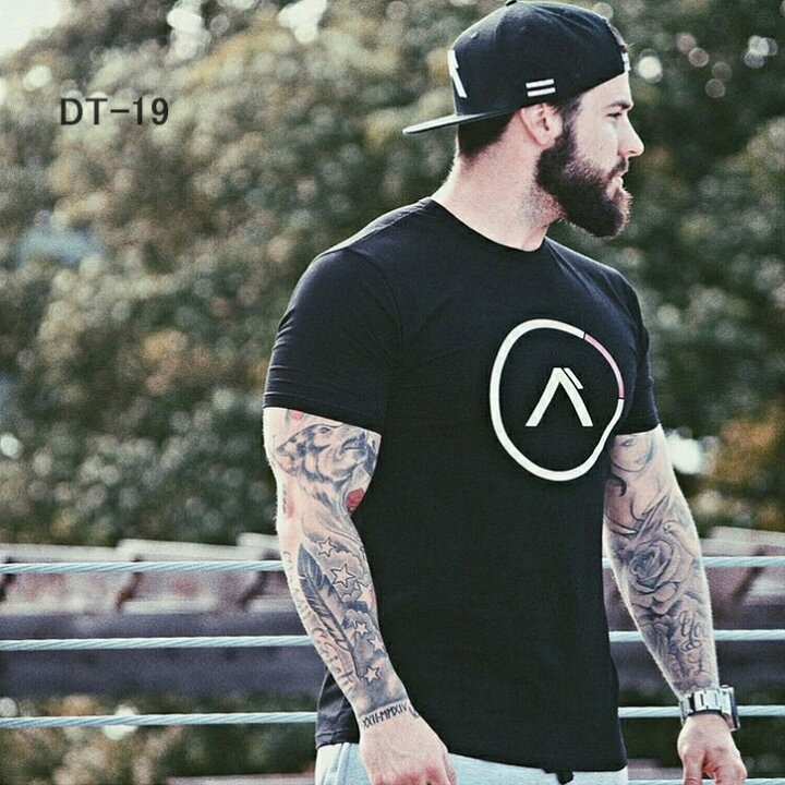 楽天市場 Manatsulife Tシャツ メンズ 半袖 トレーニングウェア フィットネスウェア ジムウェア 通勤 日常 筋トレ ランニングウェア スポーツシャツ シャツ トップス インナー ストレッチ かっこいい ボディビル 丸首 春夏秋 オールシーズン Dt19 Morgen Sky 楽天市場店