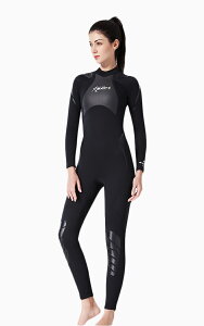 MORGEN SKY ウェットスーツ 3mm メンズ レディース フルスーツ 胸スキン ロングスリーブ ダイビング サーフィン sup サップ 海 シュノーケリング バックジッパー 男女兼用 19491