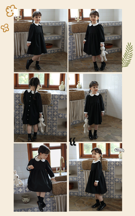 楽天市場】ワンピース 黒 エプロンドレス シャツ 子供 キッズ