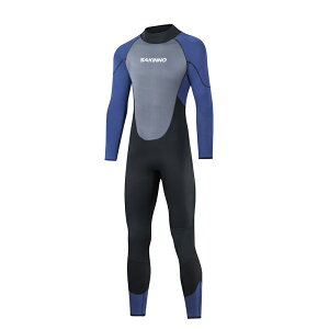 MORGEN SKY ウェットスーツ 5mm メンズ ワンピース フルースーツ 手首 足首 ファスナー バックジップ仕様 サーフィン ダイビング SUP マリンスポーツ MF501