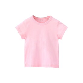 半袖 Tシャツ 100％綿 無地 子供 キッズ 80 90 100 110 120 130 140 150 コットン 吸汗速乾 幼稚園 小学校 体育 体操着 発表会 運動会 ダンス 洗い替え 白 黒シャツ ポイント消耗