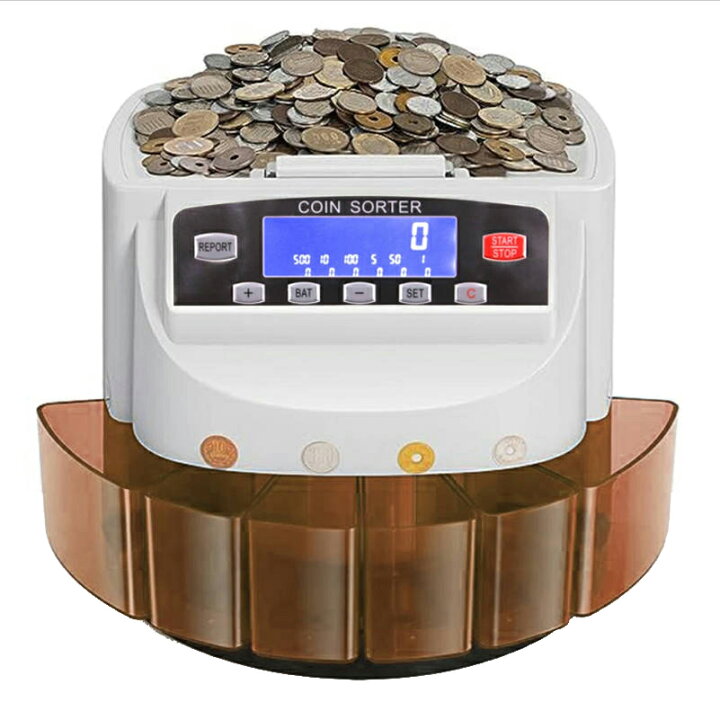 楽天市場】コインカウンター コインソーター 硬貨カウンター 硬貨計数  