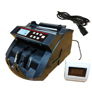 コンセント式マネーカウンター 別カウンター付き Bill Counter LCDディスプレー 日本語操作パネル 白/黒 日本語表記 紙幣計数機 紙幣カウンター お札カウンター