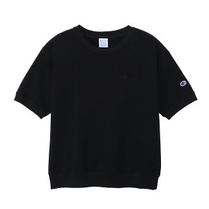 �`�����s�I�� CHAMPION CW-D009 SHORT SLEEVE SWEATSHIRT �u���b�N