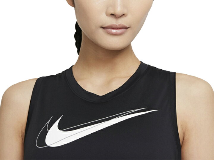 楽天市場 ナイキ Nike Dri Fit スウッシュ ラン タンクトップ レディース 春 夏 ブラック 黒 スポーツ フィットネス タンクトップ Dd4911 010 スポーツマリオ