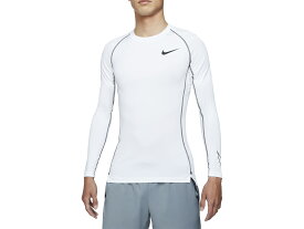 ナイキ NIKE ナイキ プロ Dri-FIT ロングスリーブ トップ メンズ ホワイト 白 スポーツ トレーニング 長袖 シャツ DD1991-100