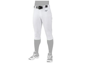 ミズノ MIZUNO GACHI ユニフォームパンツ(ショートタイプ)一般 ユニセックス ホワイト 白 野球 練習着 パンツ 12JD2F6401