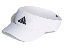 アディダス adidas AEROREADY バイザー ホワイト スポーツ 帽子 サンバイザー UW007-HA5541