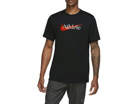 ナイキ NIKE Dri-FIT スウッシュ Tシャツ メンズ 春 夏 ブラック 黒 スポーツ トレーニング 半袖 Tシャツ CW6951-013