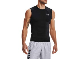アンダーアーマー UNDER ARMOUR ヒートギアアーマー コンプレッション スリーブレス シャツ メンズ ブラック 黒 スポーツ トレーニング インナー 袖なし 1361522-001
