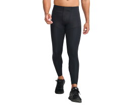 【総額20万ポイントプレゼントキャンペーン開催中】2XU ツータイムズユー Aero Vent Compression Tights エアロベント コンプレッションタイツ メンズ オールシーズン 着圧 ブラック 黒 スポーツ トレーニング ロング タイツ MA6529B-BLK×SRF