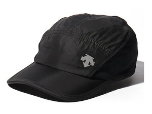 デサント DESCENTE ランニングキャップECO UPF50+ ブラック スポーツ 帽子 キャップ DMATJC21-BK