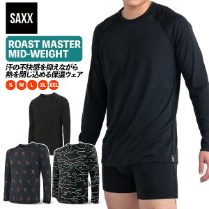 ROAST MASTER MID-WEIGHT LONG SLEEVE [Xg}X^[ ~bhEFCg Y gbvX OX[u TbNXA_[EFA[ SAXX UNDERWEAR SXLC382