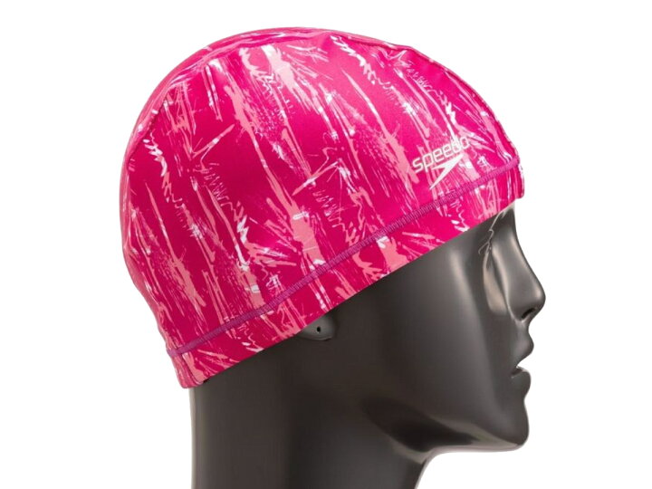 スピード speedo Mono Strobe Tricot Cap モノストロボトリコットキャップ ユニセックス ピンク 水泳 スイム キャップ 帽子 SE12259-MA スポーツマリオ Speedo(スピード) スイムキャップ トリコットキャップ 水泳 ユニセックス