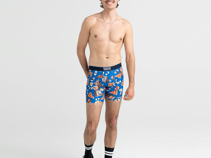 クラシックボクサーショーツ（Navy）| Sunspel ASXDCP 下着の男性ボクサーショートロングコットンボクサー通気性ソリッドボクサーショーツアンダーパンツマン5 PCSパック(Eu