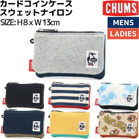 チャムス CHUMS Card Coin Case Sweat Nylon カードコインケーススウェットナイロン 小物 アクセサリー 財布 プレゼント ギフト ケース CH60-3456
