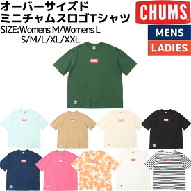チャムス CHUMS Oversized Mini CHUMS Logo T-Shirt オーバーサイズドミニチャムスロゴTシャツ カジュアル 半袖 シャツ ユニセックス 春 夏 ビッグシルエット 大きめ トップス CH01-2165