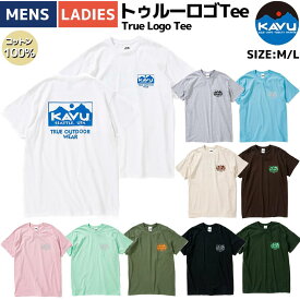 カブー KAVU True Logo Tee トゥルーロゴ ティー 半袖 メンズ レディース ユニセックス 春夏 コットン100％ 綿100％ ブルー グレー ベージュ グリーン ブラック ホワイト ピンク カジュアル 半袖 シャツ 19821842