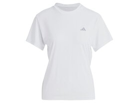 アディダス adidas ランイット 半袖Tシャツ レディース 春 夏 ホワイト 白 スポーツ フィットネス 半袖 Tシャツ DUK43-HZ0112