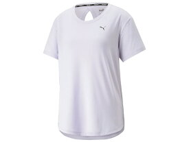 プーマ PUMA STUDIO YOGINI LITE SS TEE スタジオ ヨギーニ ライト 半袖 Tシャツ レディース 春 夏 パープル 紫 スポーツ フィットネス 半袖 Tシャツ 523615-68