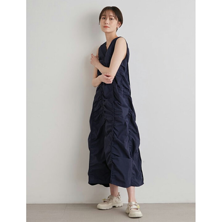楽天市場】エミ emmi emmi atelier オニベジギャザーワンピース  